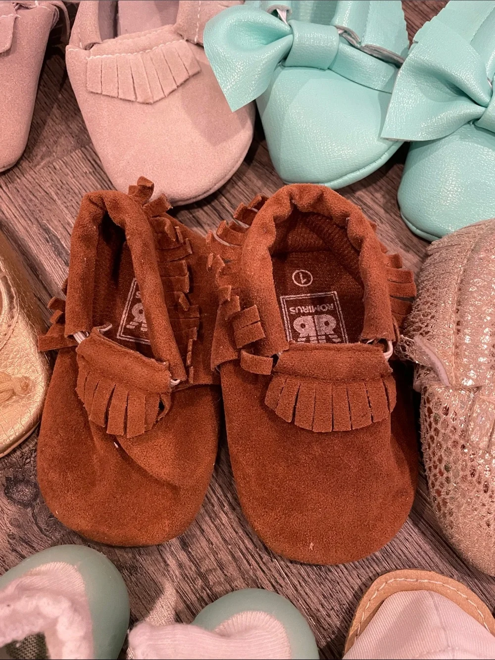 Assorted baby crib Shoes size 1